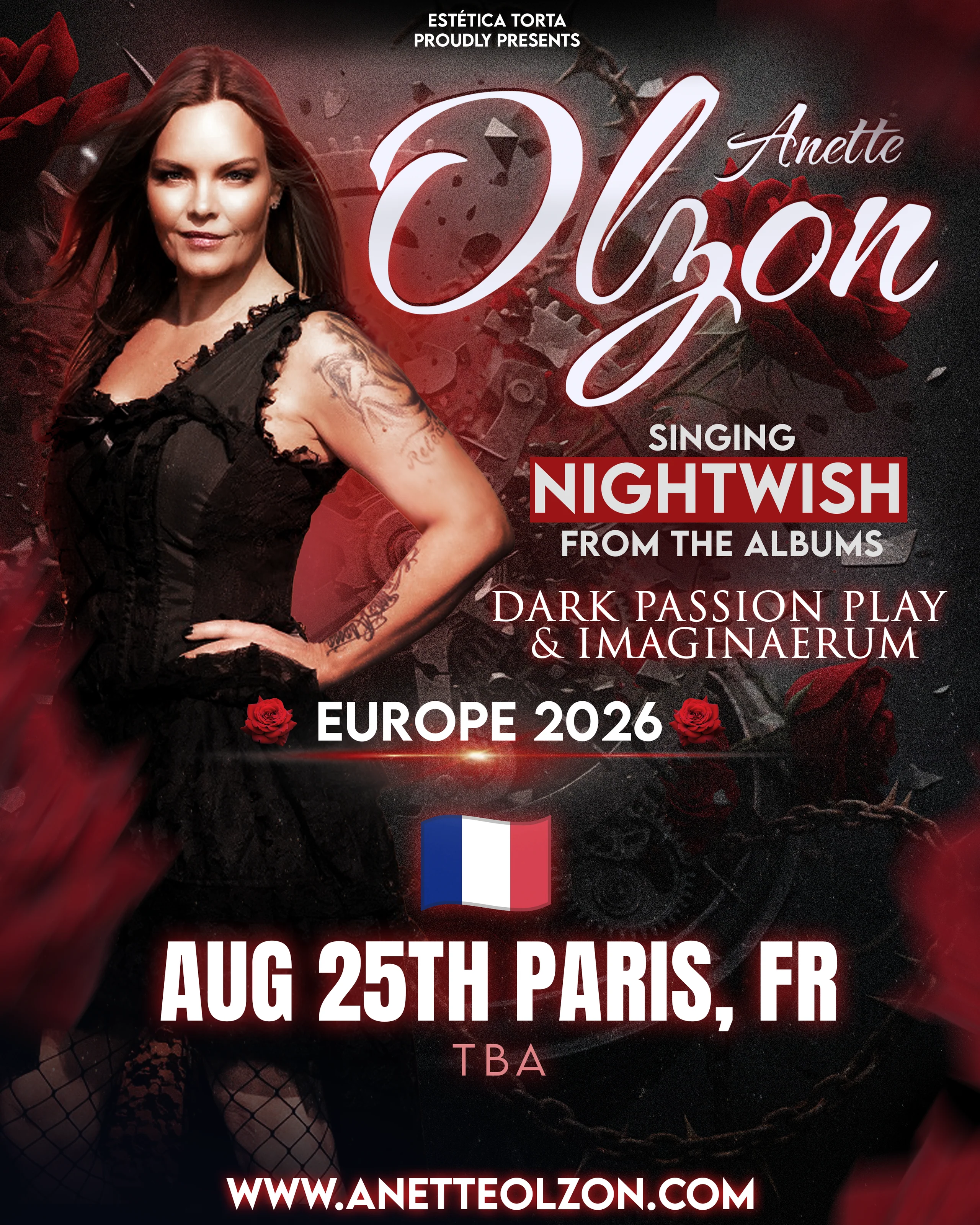 AUG/25 - ANETTE OLZON - Paris, France