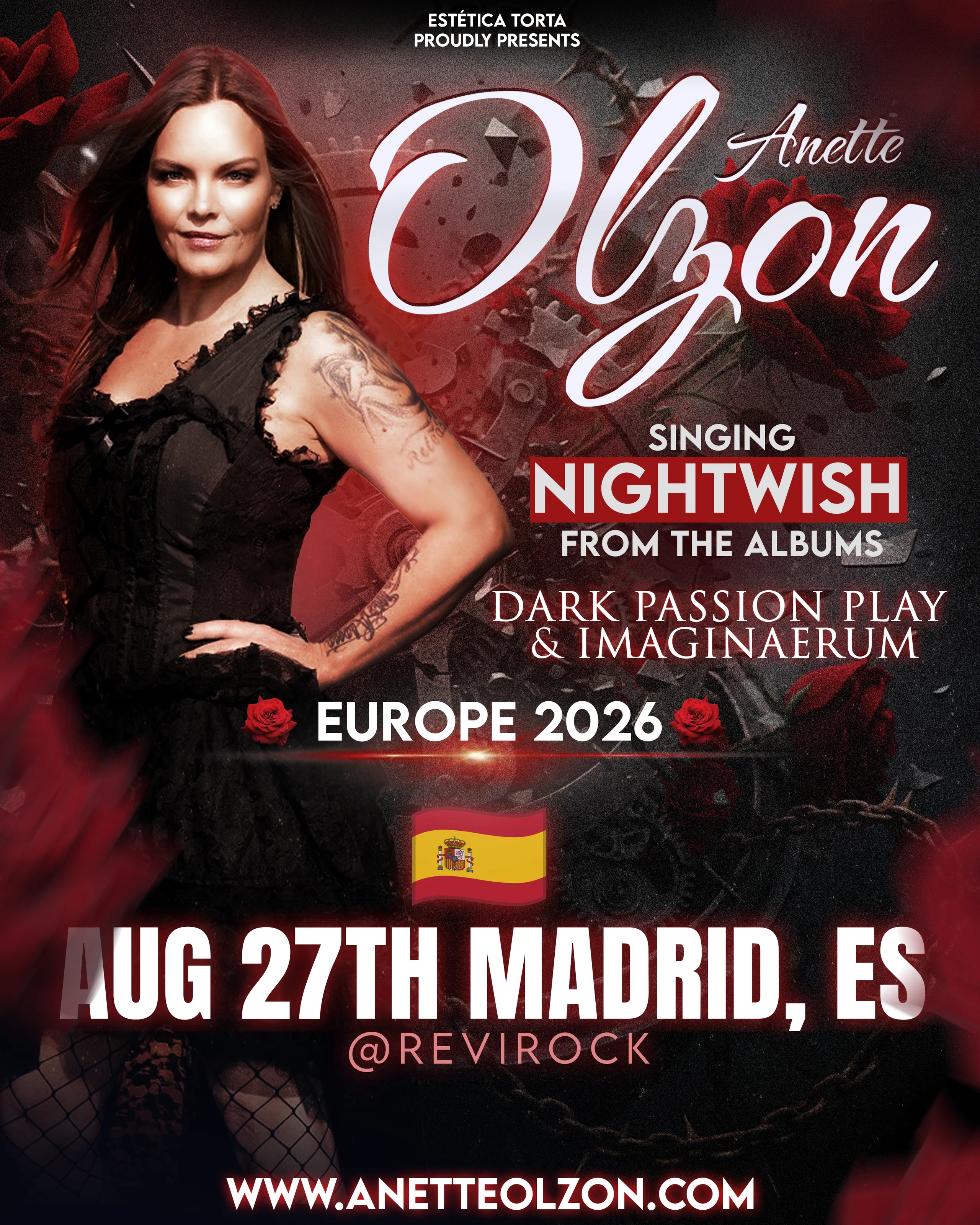 AUG/27 - ANETTE OLZON - Madrid, Spain