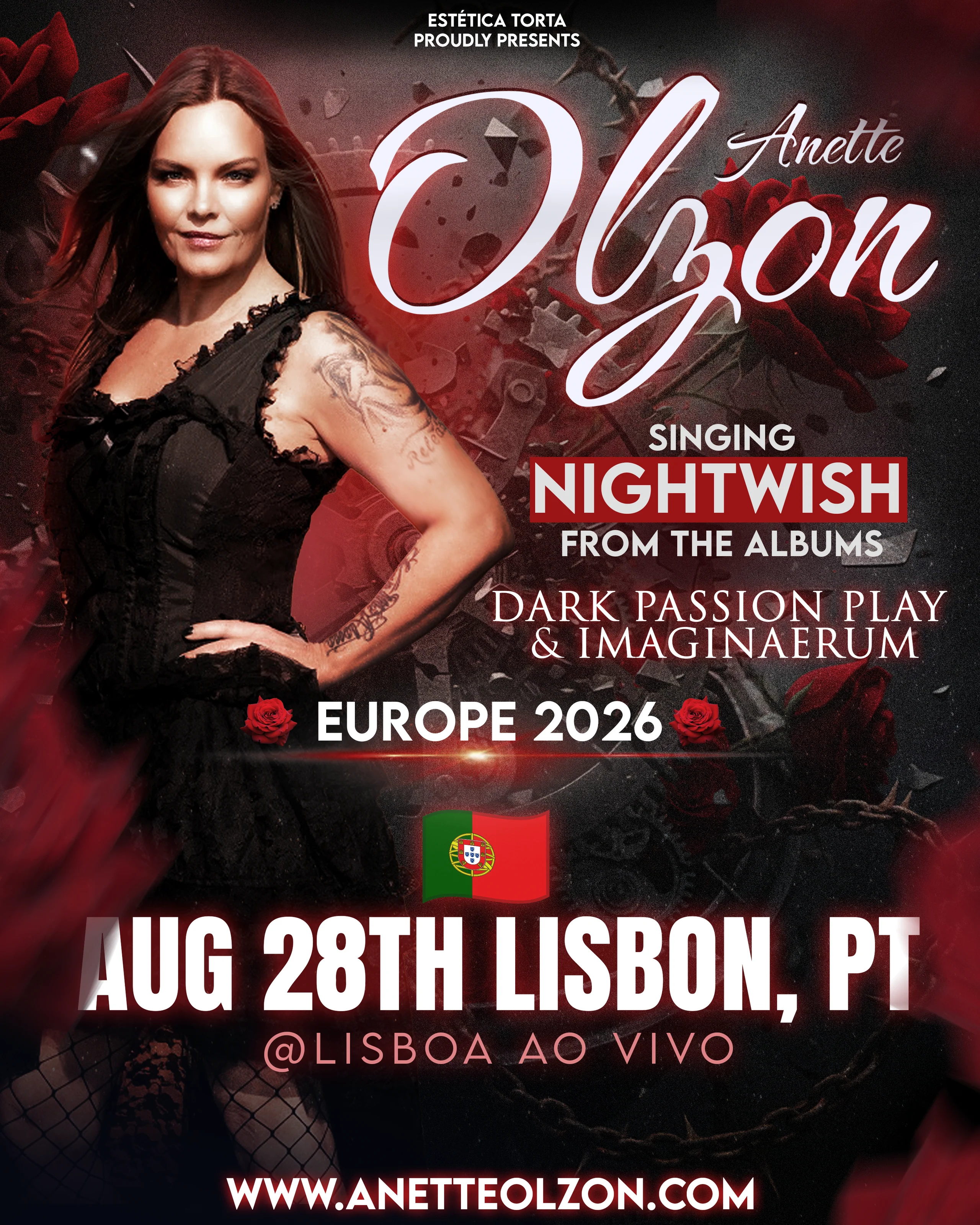 AUG/28 - ANETTE OLZON - Lisboa, Portugal
